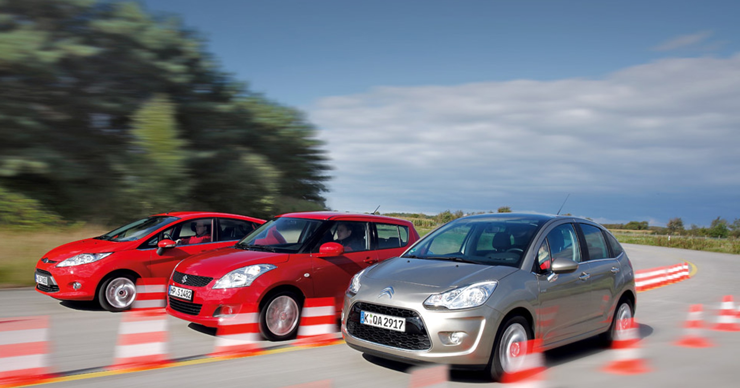 Małe jest piękne: Ford Fiesta kontra Suzuki Swift i Citroen C3