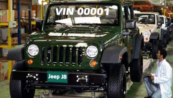 Jeep J8 już w produkcji