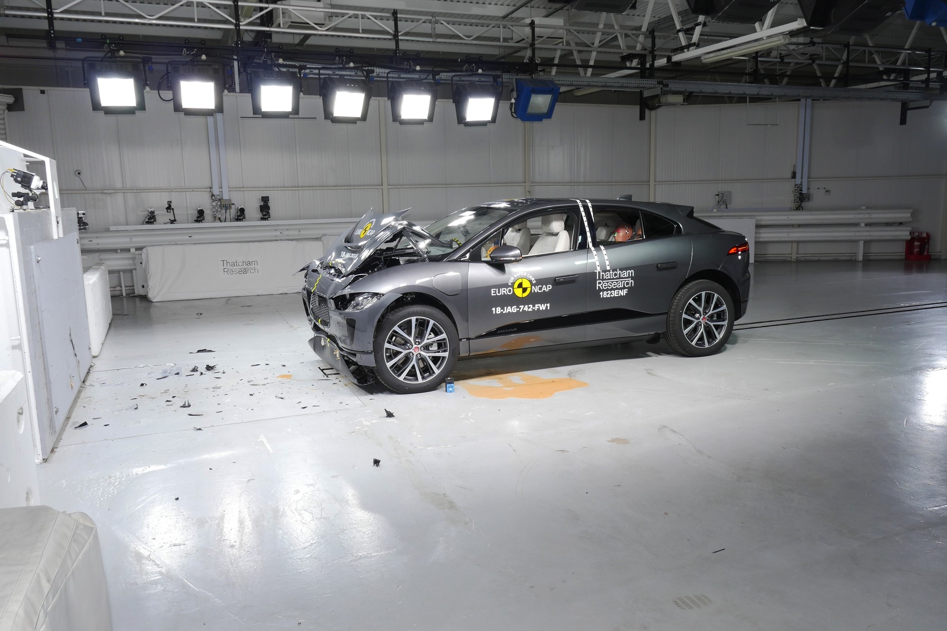 Crash-test Jaguara I-Pace