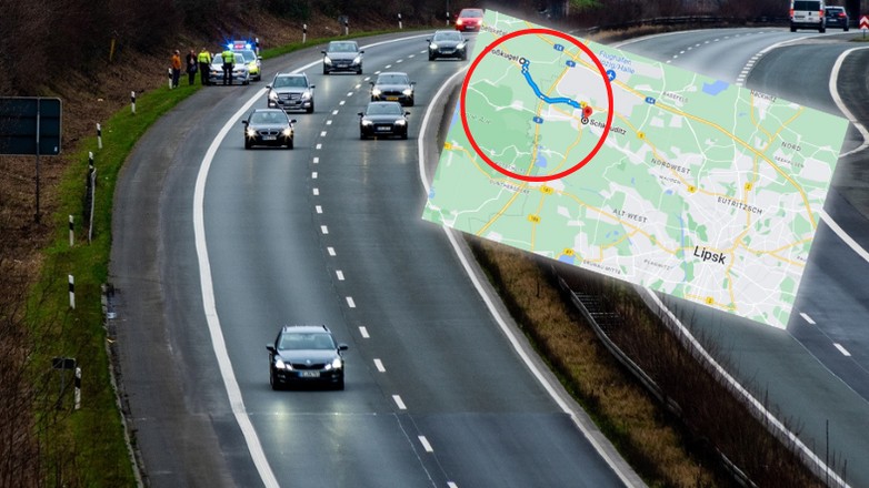 Kierowcy nie mieli szans uniknąć potrącenia (Screen: Google Maps)