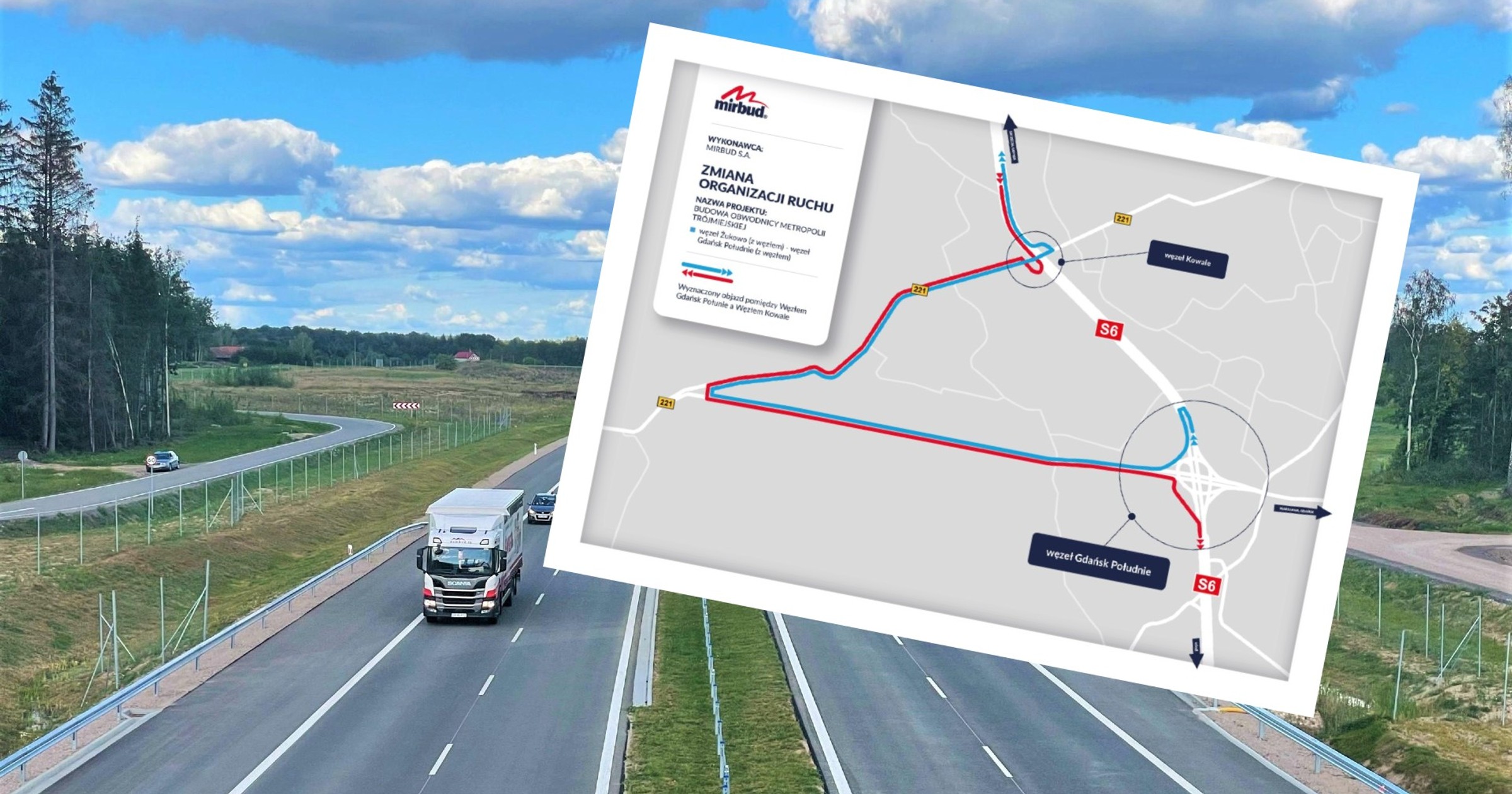 Zamkną S6 w Gdańsku. Od 24 do 25 maja 2025 r.