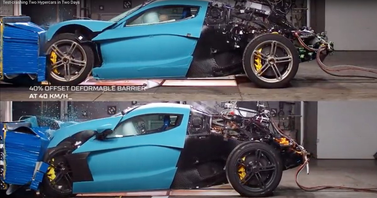 Rimac C_Two crash test
