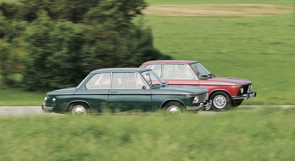 Duża powierzchnia szyb oraz nisko poprowadzona „talia” sprawiają, że BMW 02 wygląda jak jeżdżąca szklarnia