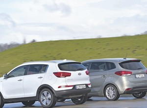 Kia Sportage kontra Kia Carens