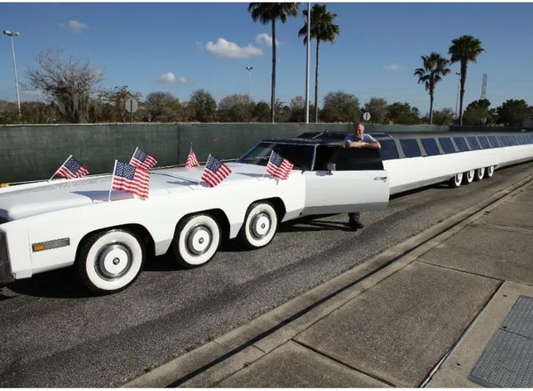 Cadillac Eldorado w Księdze rekordów Guinnessa. To najdłuższy samochód świata