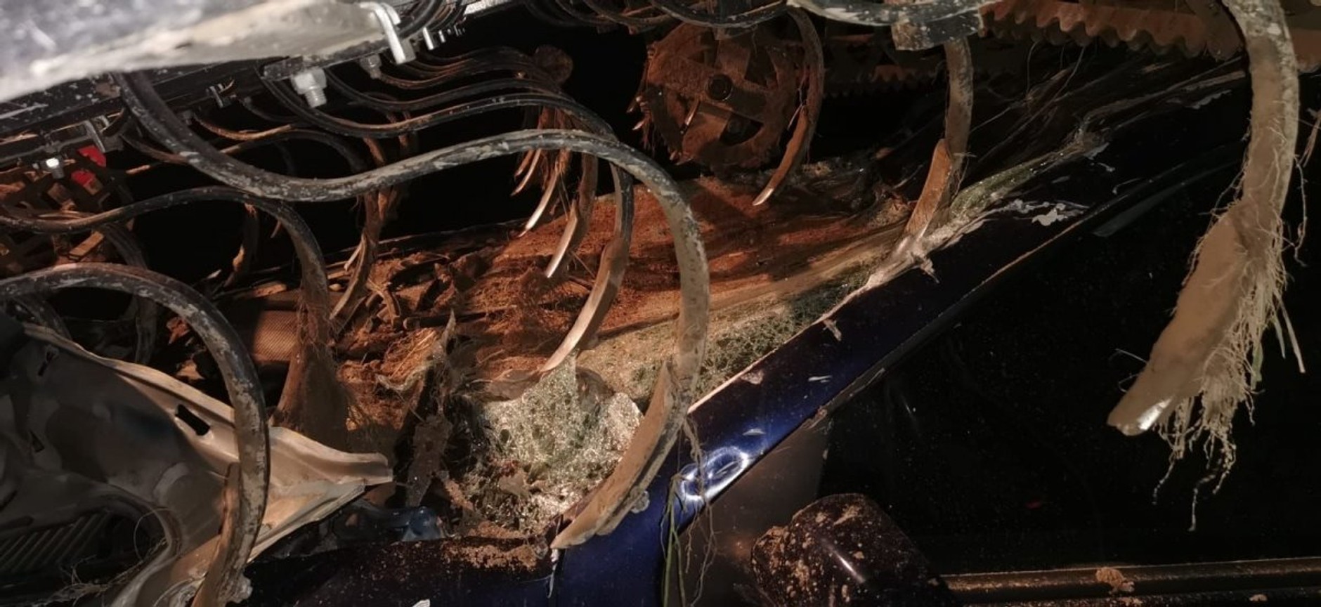 Wypadek z udziałem traktora