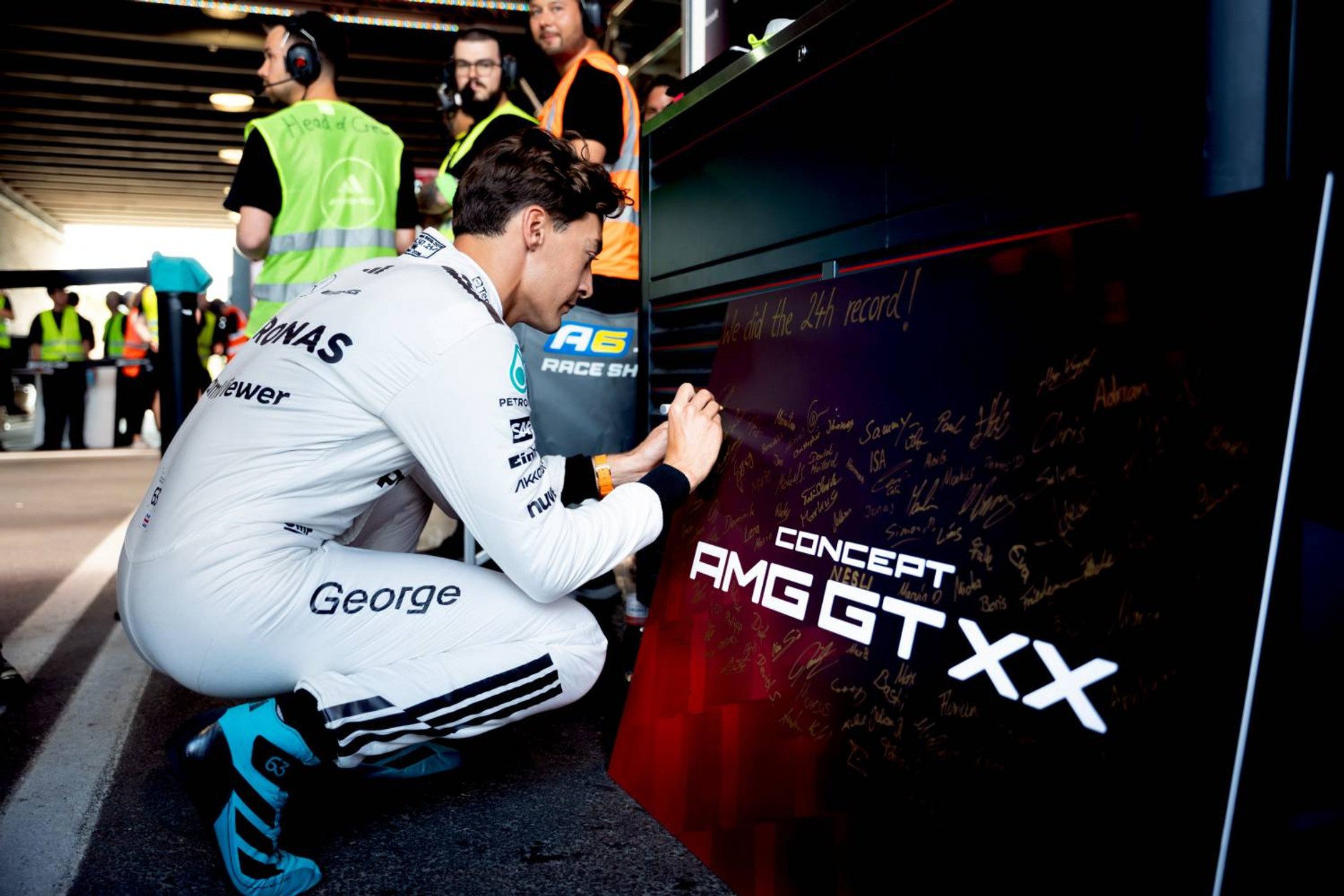 CONCEPT AMG GT XX na torze Nardo