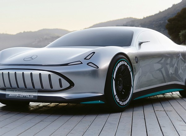 Mercedes AMG Vision – wizja elektrycznego bolidu z rekinią paszczą
