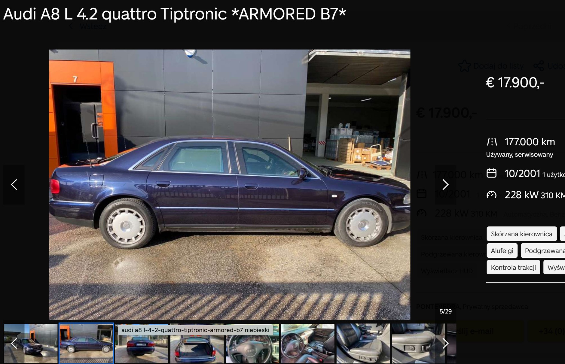 Tanie, używane auta opancerzone