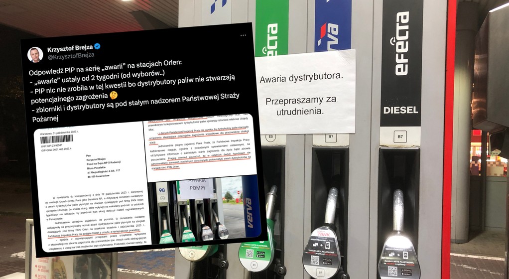 Polityk zapytał PIP o "awarie" dystrybutorów. Znamy odpowiedź