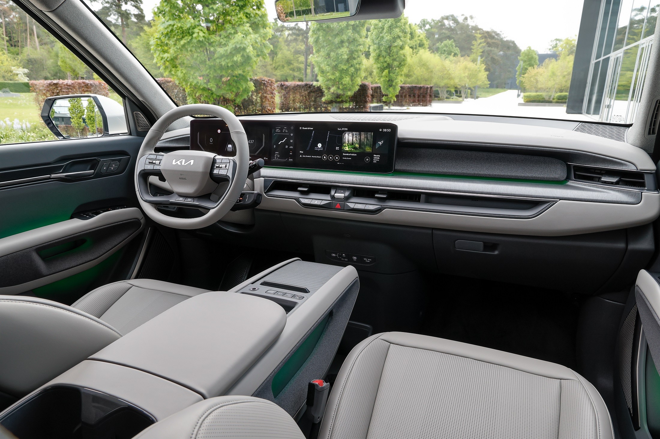 Wnętrze pełne zrównoważonych biomateriałów