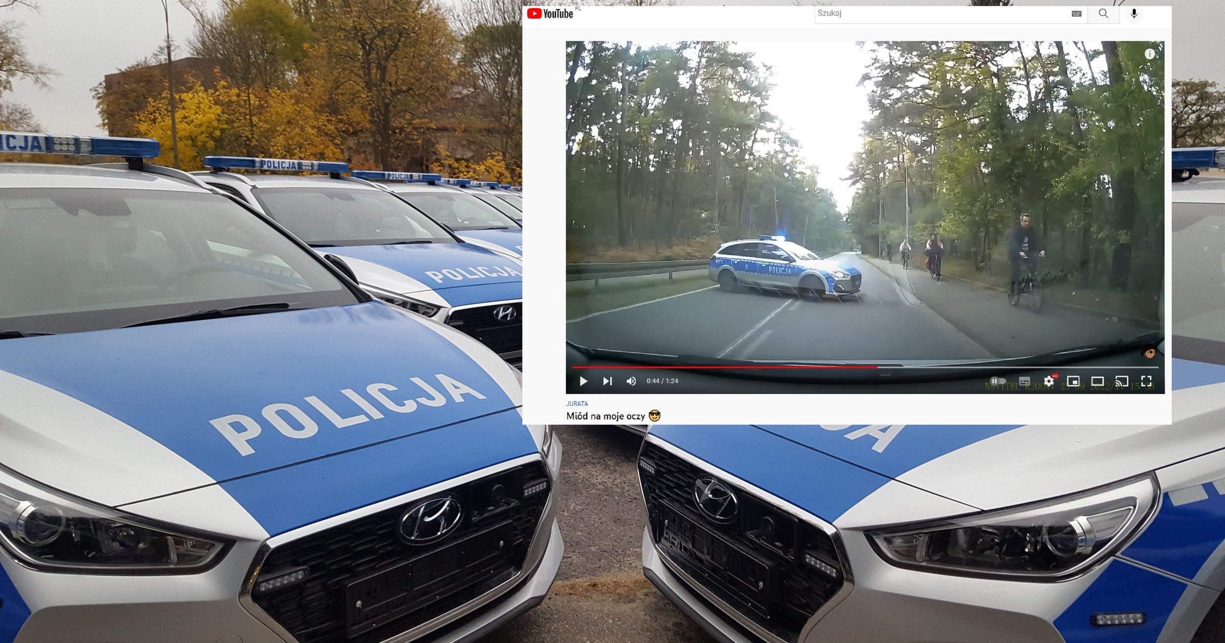 Interwencja policji w Juracie