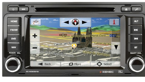 Zenec ZE-NC2051D: radio do VW Transportera T5