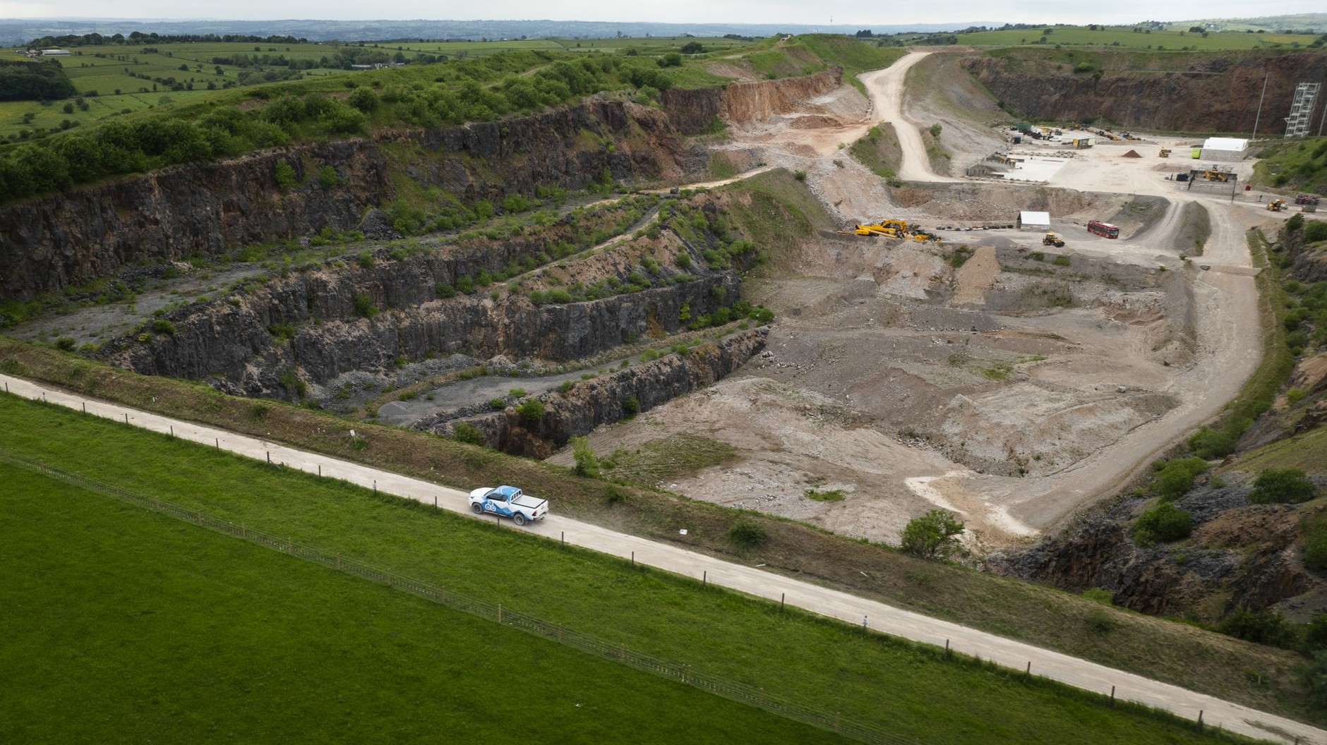 Kamieniołom Kevin, czyli plac testowy firmy JCB