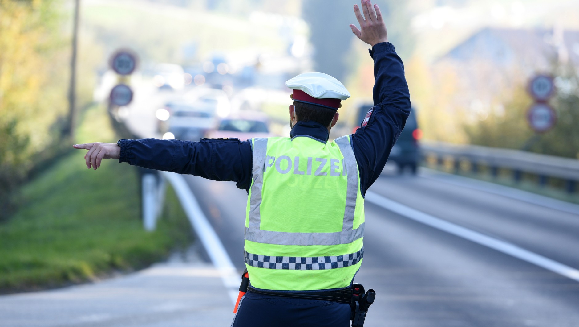 Policja austriacka – kontrola drogowa