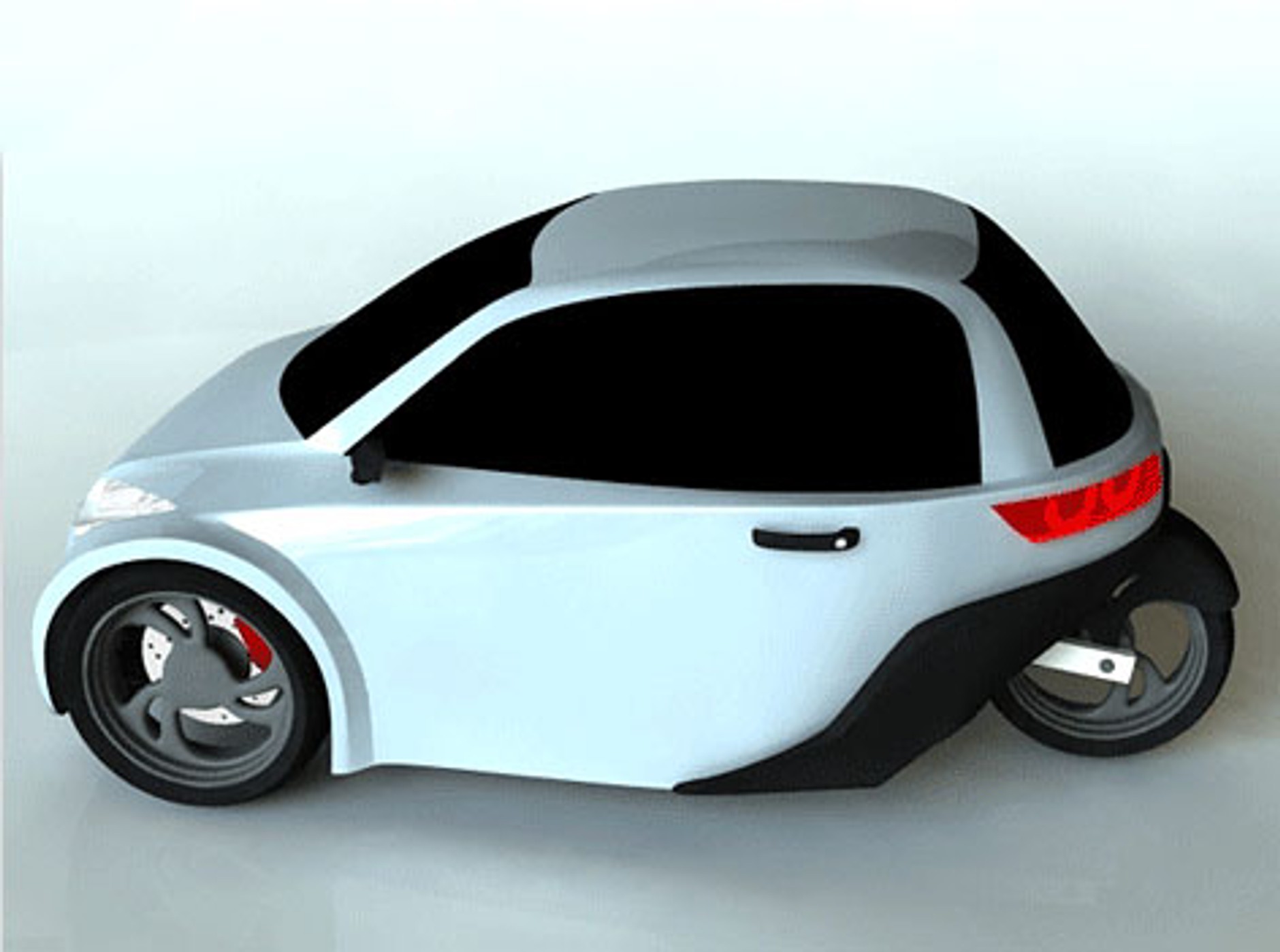 Pompéo: oszczędny miejski trójkołowiec (wideo)