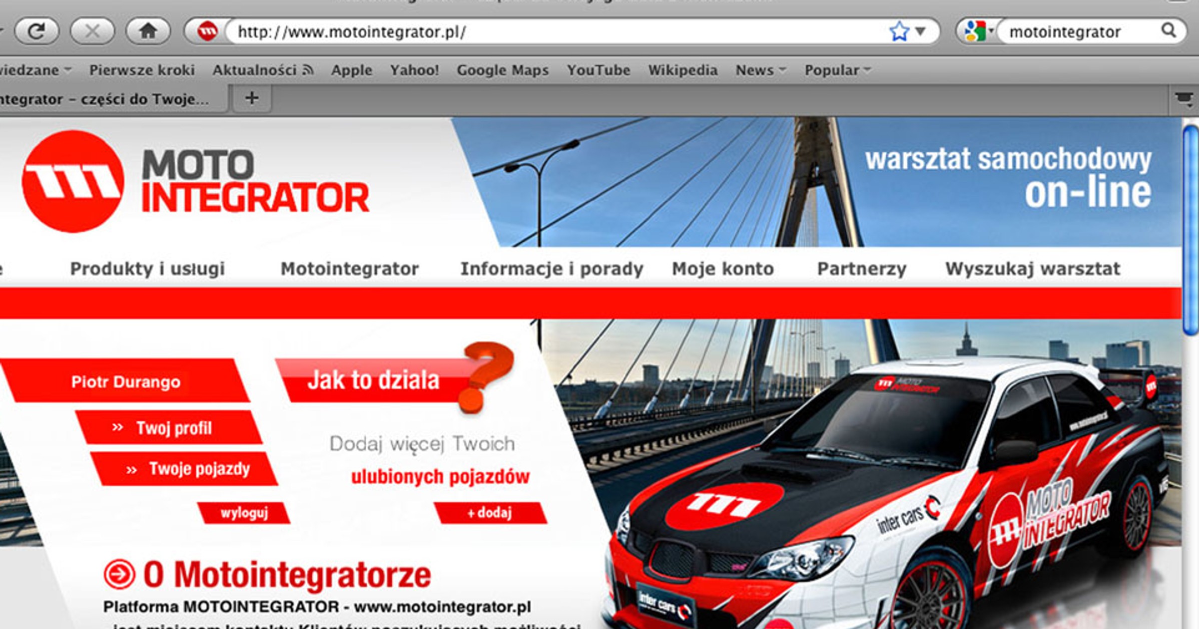 Motointegrator.pl - Do warsztatu przez internet