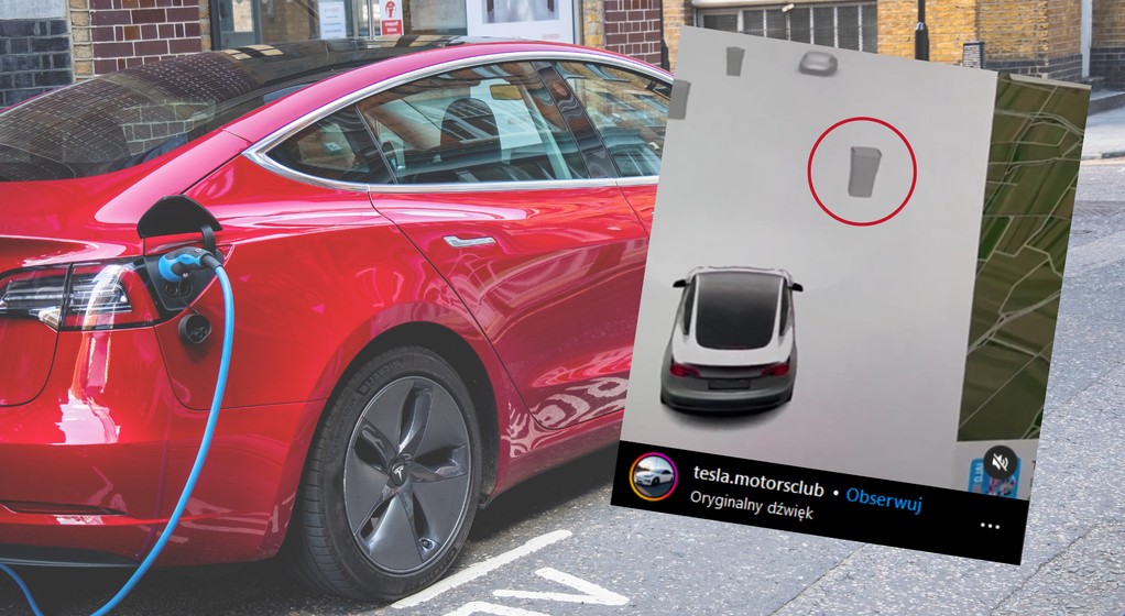 Ta pomyłka Tesli rozbawiła internautów (fot. screen z instagram.com/tesla.motorsclub)