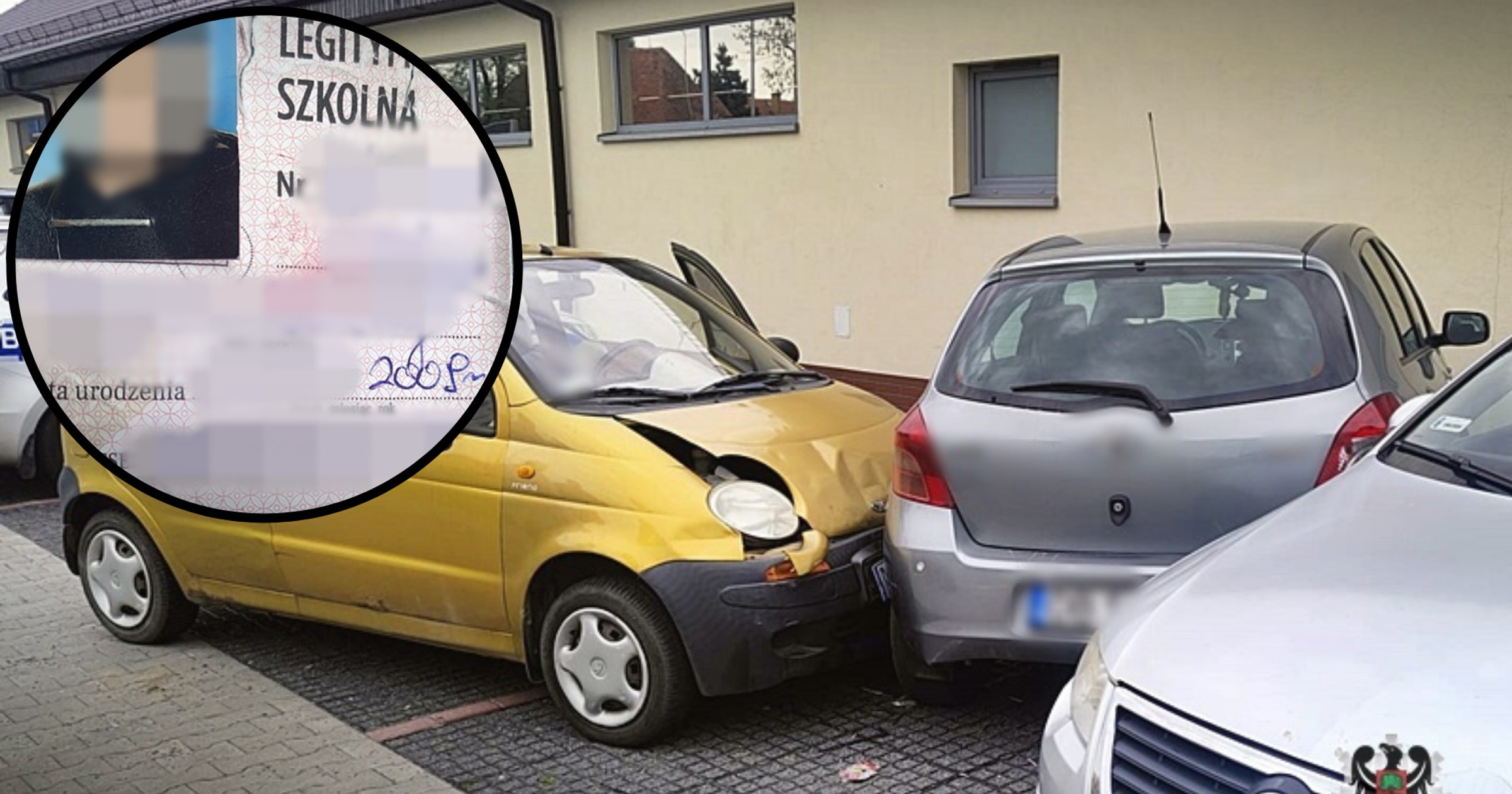 13-latek wjechał Matizem w dwa inne auta
