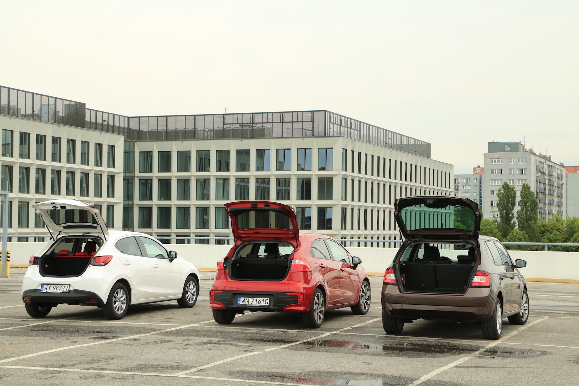 Porównanie: Kia Rio, Mazda 2 i Skoda Fabia