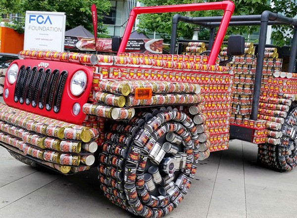 Jeep Wrangler z puszek