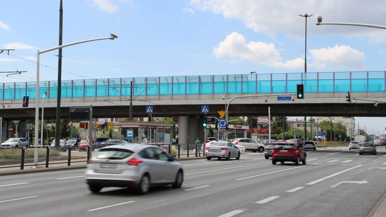 System RedLight na skrzyżowaniu w Warszawie