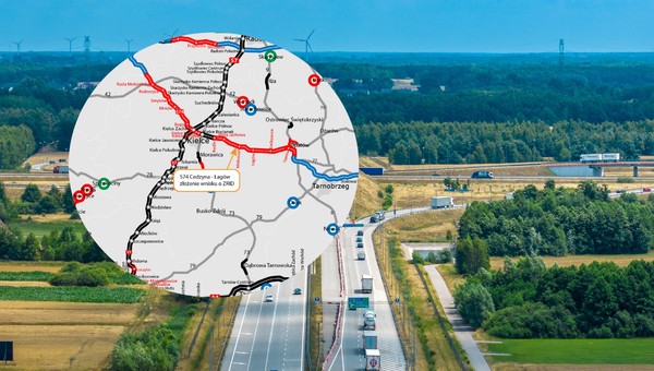 Dzieje się wokół nowej drogi ekspresowej S74. Kierowcy już jadą