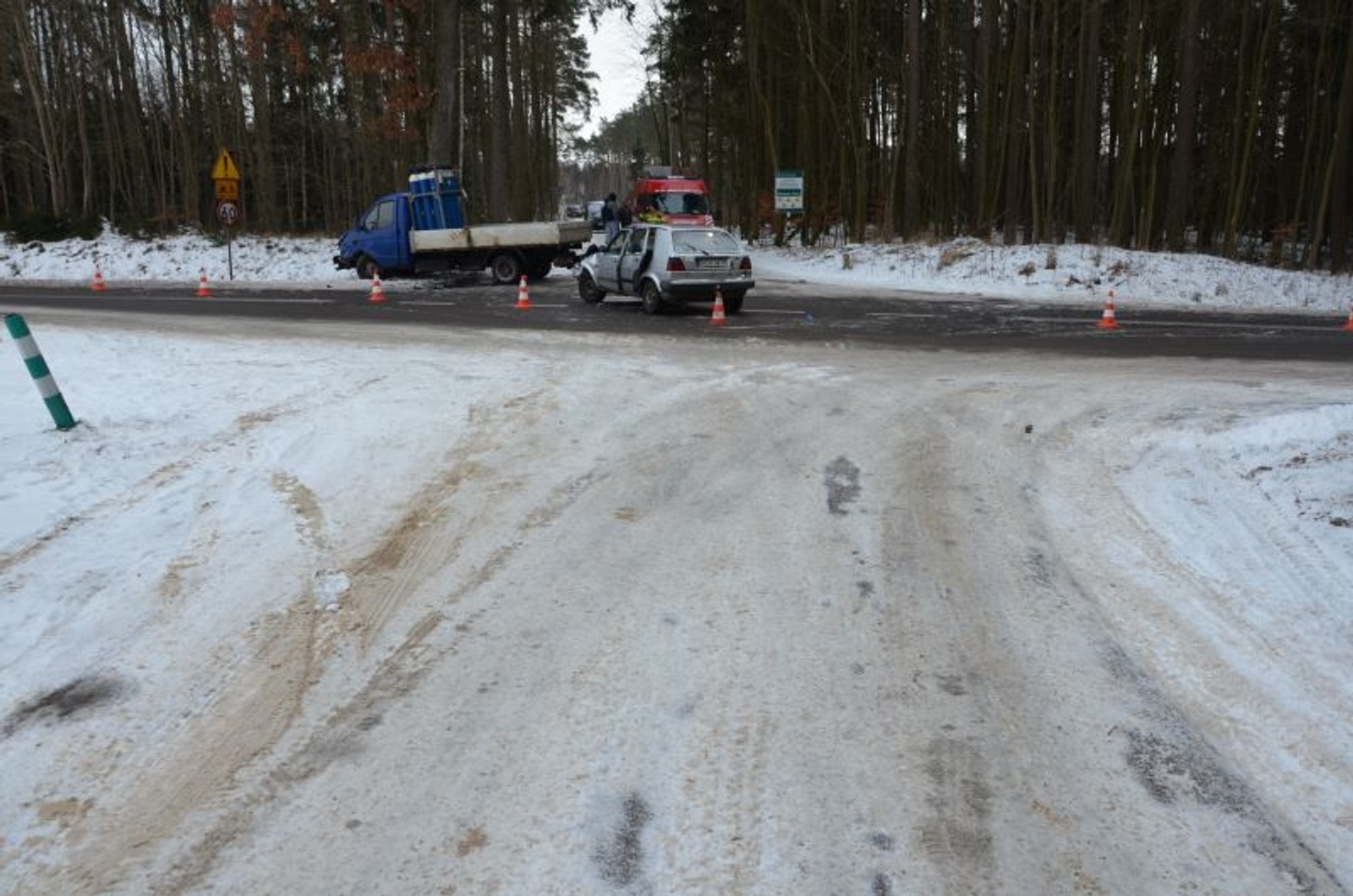 Kierowca Volkswagena spowodował wypadek. Przekroczył skalę alkomatu
