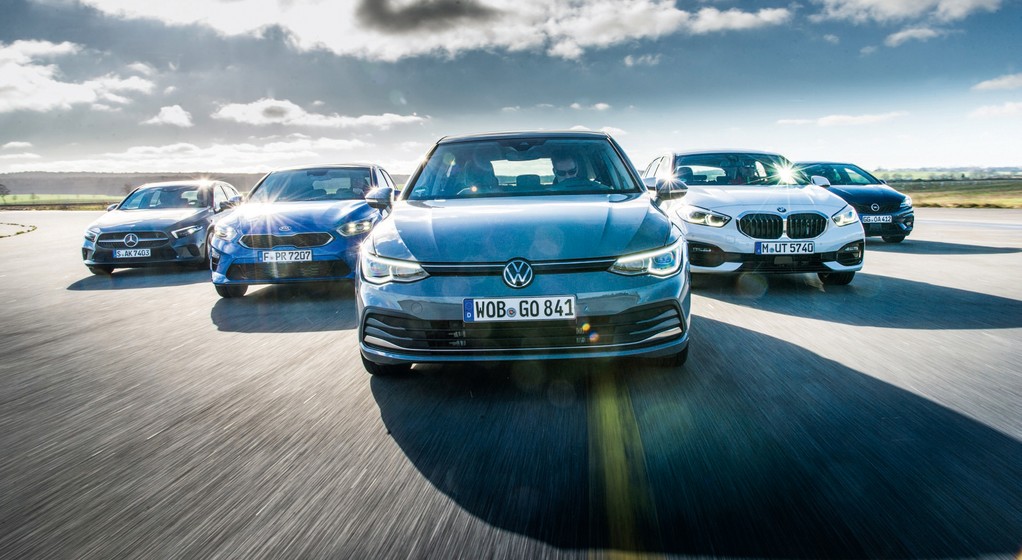 Porównanie: W Golf VIII kontra BMW serii 1, Kia Ceed, Mercedes klasy A i Opel Astra