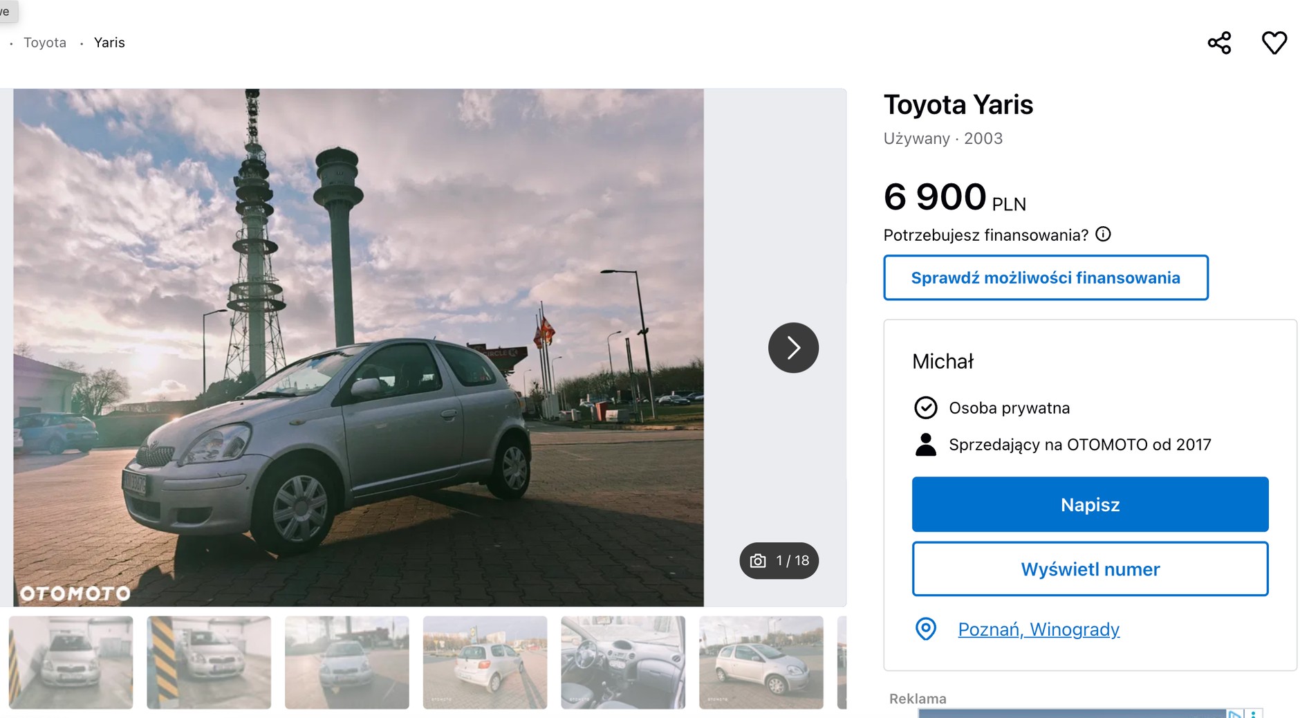 Toyota Yaris w cenie Thermomixa