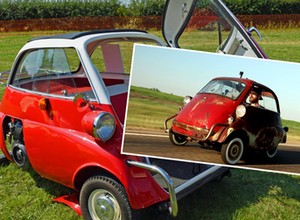 Przywrócili do życia 60-letnie BMW Isetta. Ponad 40 lat spędziło w lesie [Wideo]