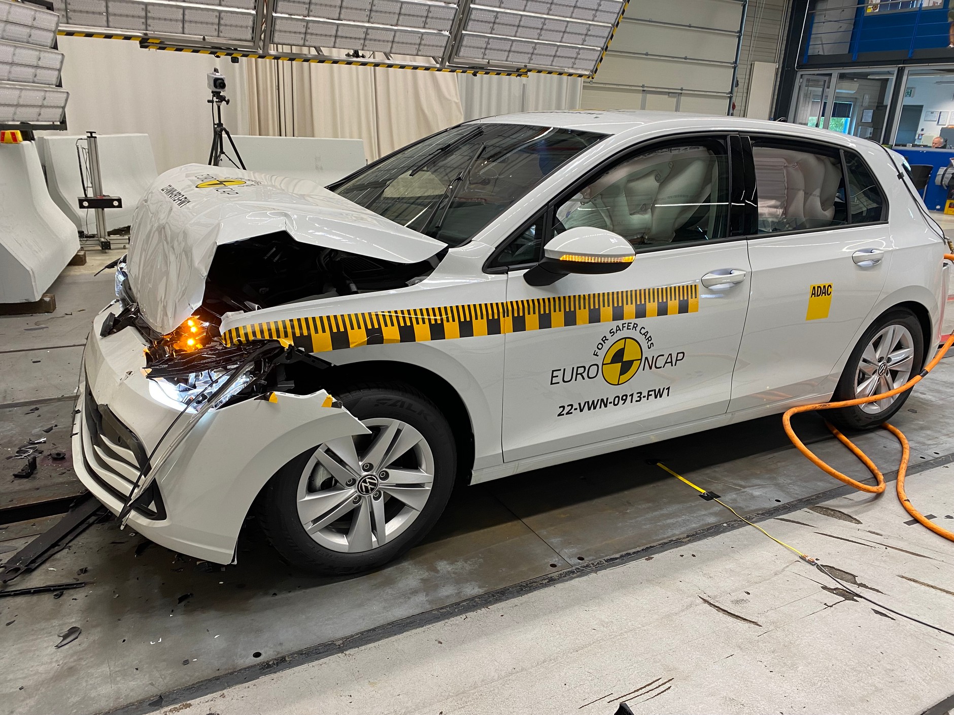 Crash-test: Volkswagen Golf 8