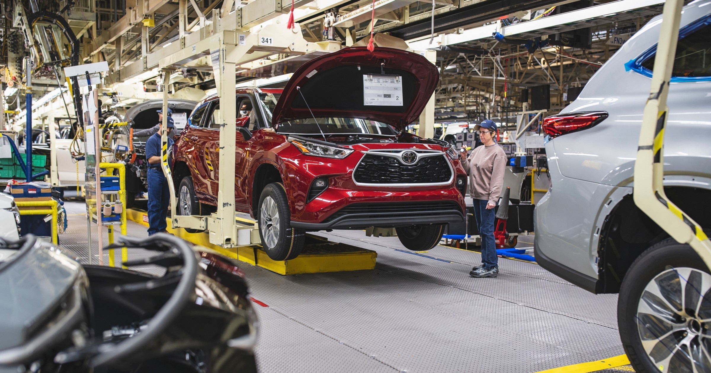 Fabryka Toyoty - zdjęcie z amerykańskich zakładów