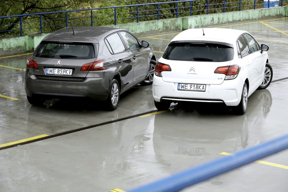 Porównanie - Citroen C4 kontra Peugeot 308 - osiągi, spalanie, dane techniczne