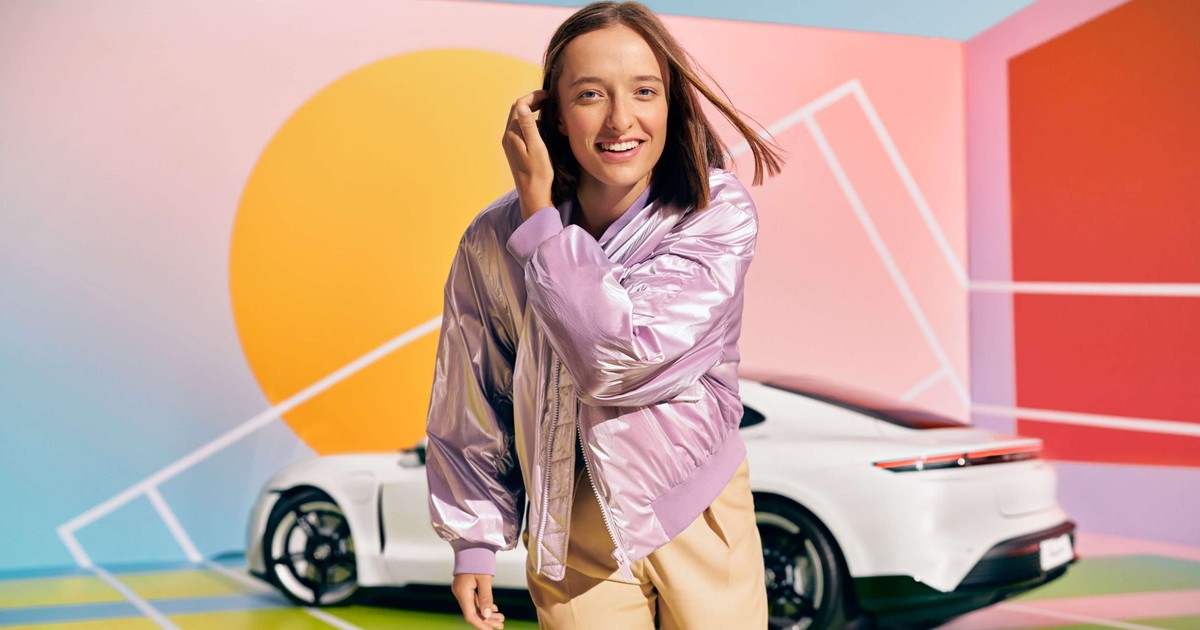 Iga Świątek i Porsche