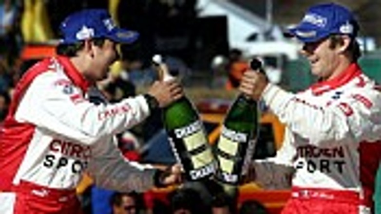 Loeb + Elena + Xsara = Triumf!