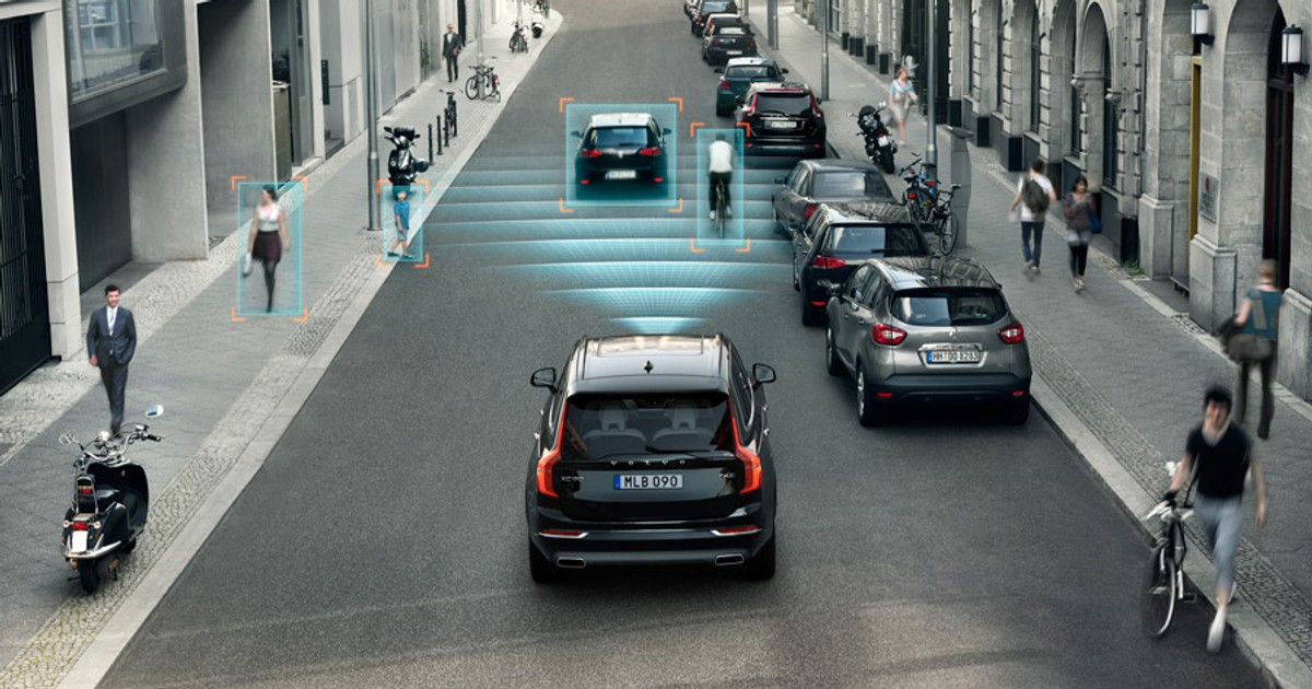 Nowe Volvo XC90 City Safety