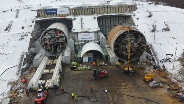 Portal północny tunelu - S19 Rzeszów Południe - Babica