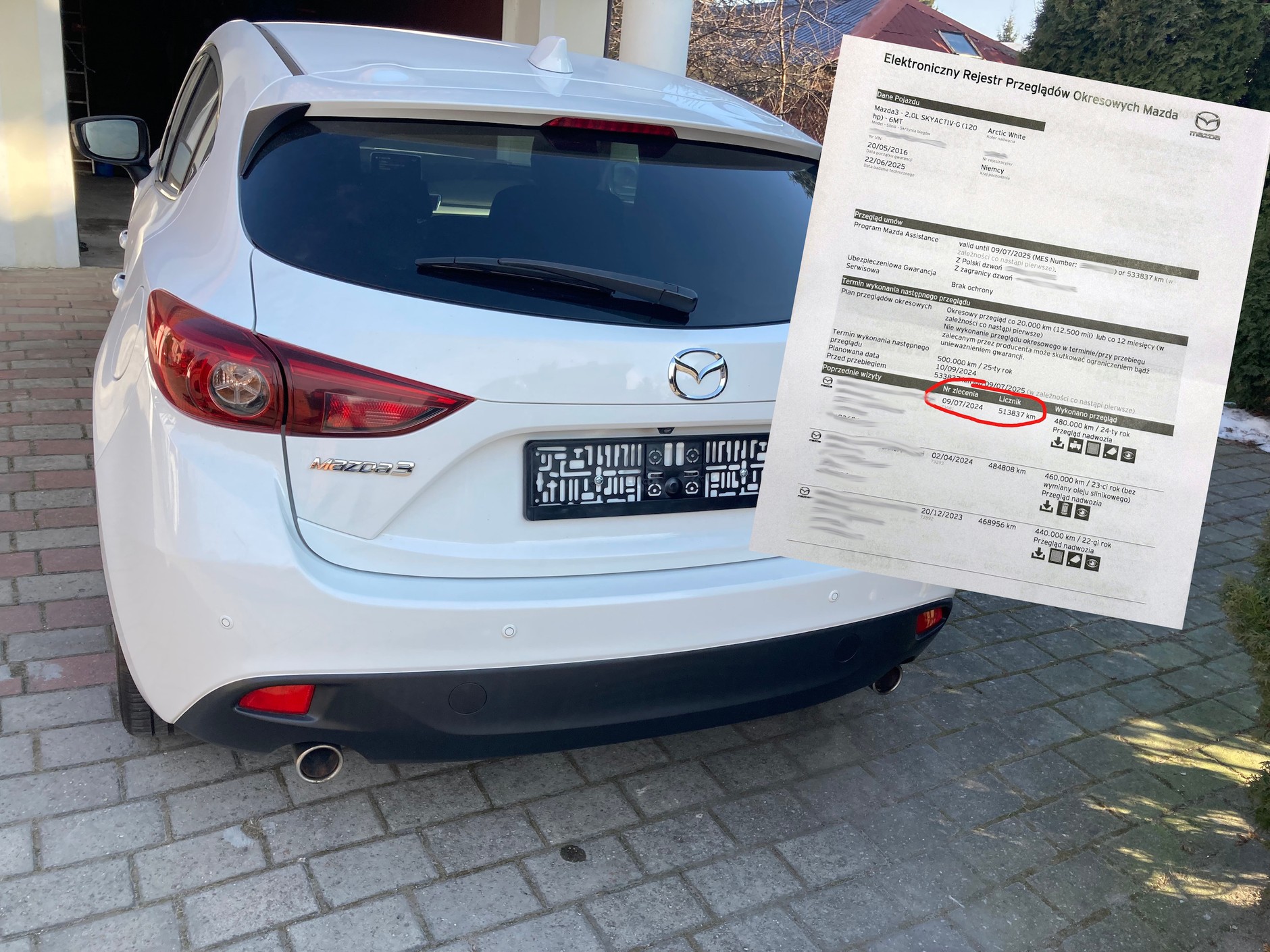 Mazda 3 "odmłodzona" o ponad 330 tys. km