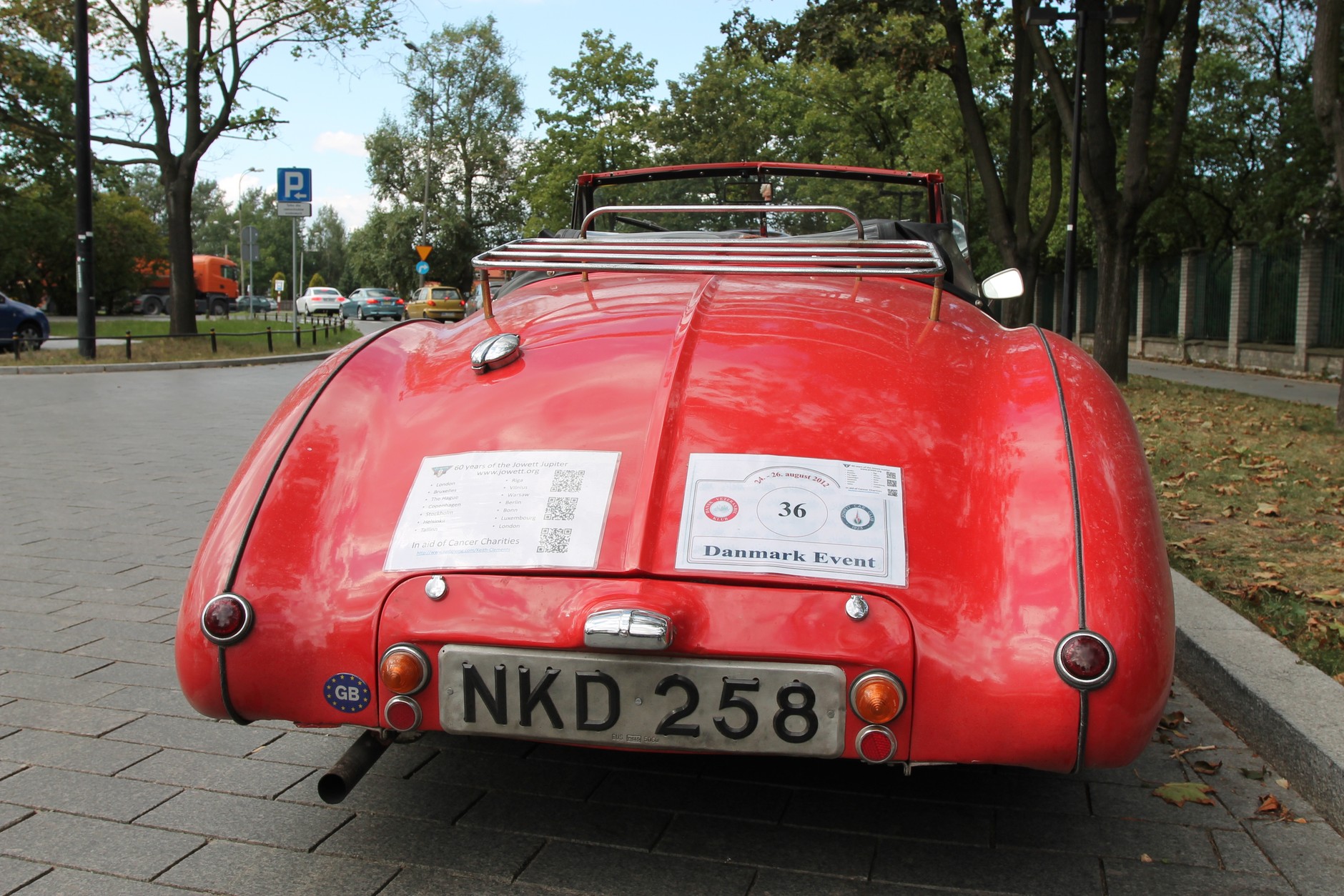 Jowett Jupiter dotarł do Warszawy