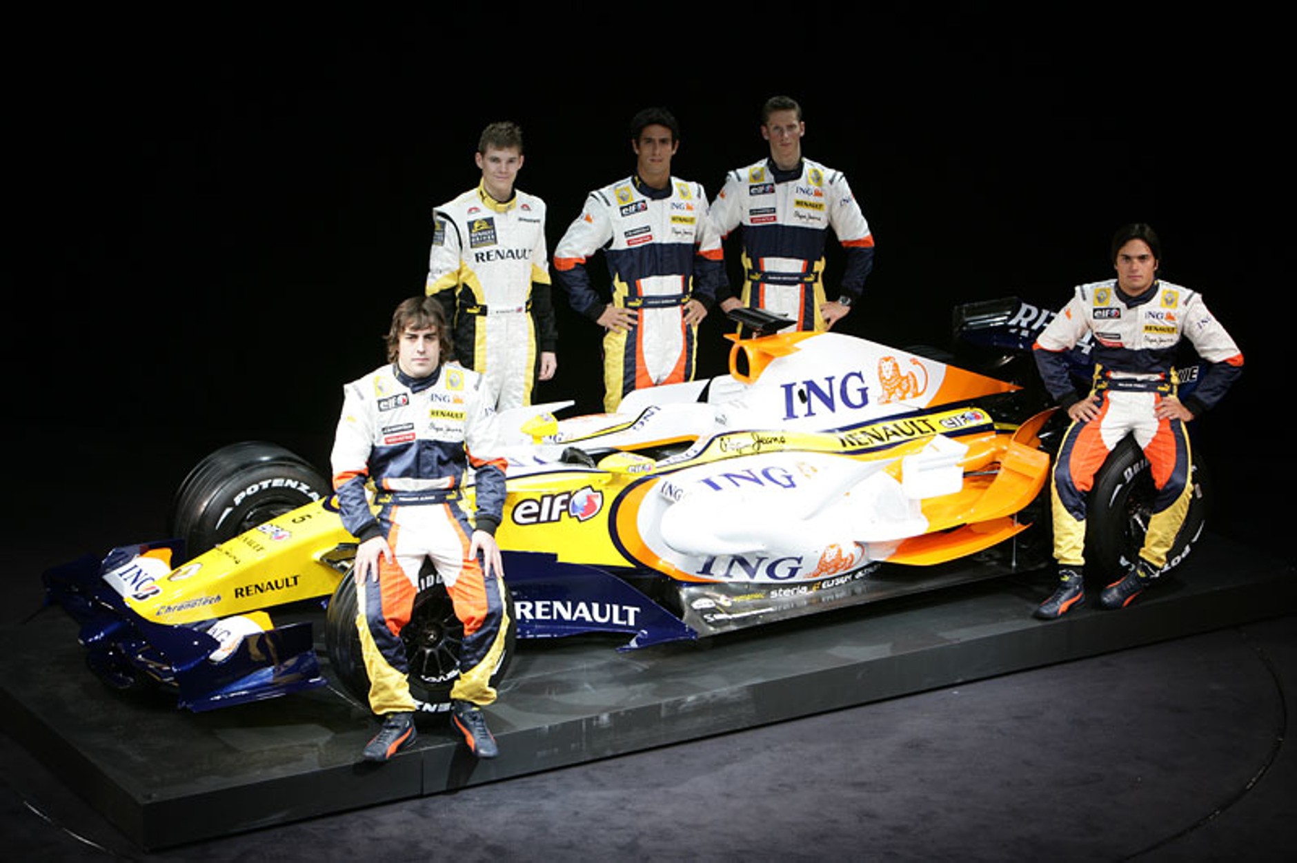 ING Renault F1 Team 2008 - kierowcy, historia