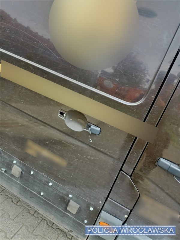 Zdjęcia z kontroli policyjnej