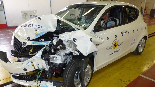 Lancia Ypsilon - test zderzeniowy