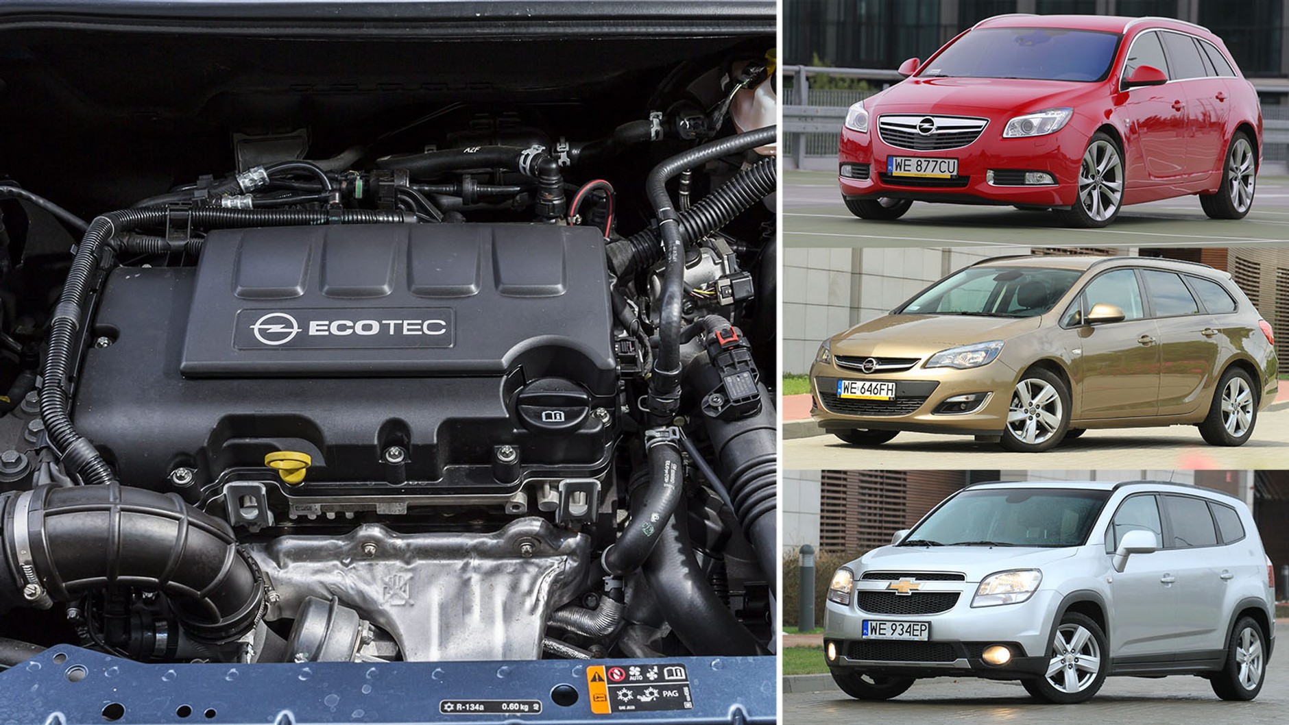 Opel 1.4T (od 2009 r.); koszt instalacji LPG: od 2800 zł