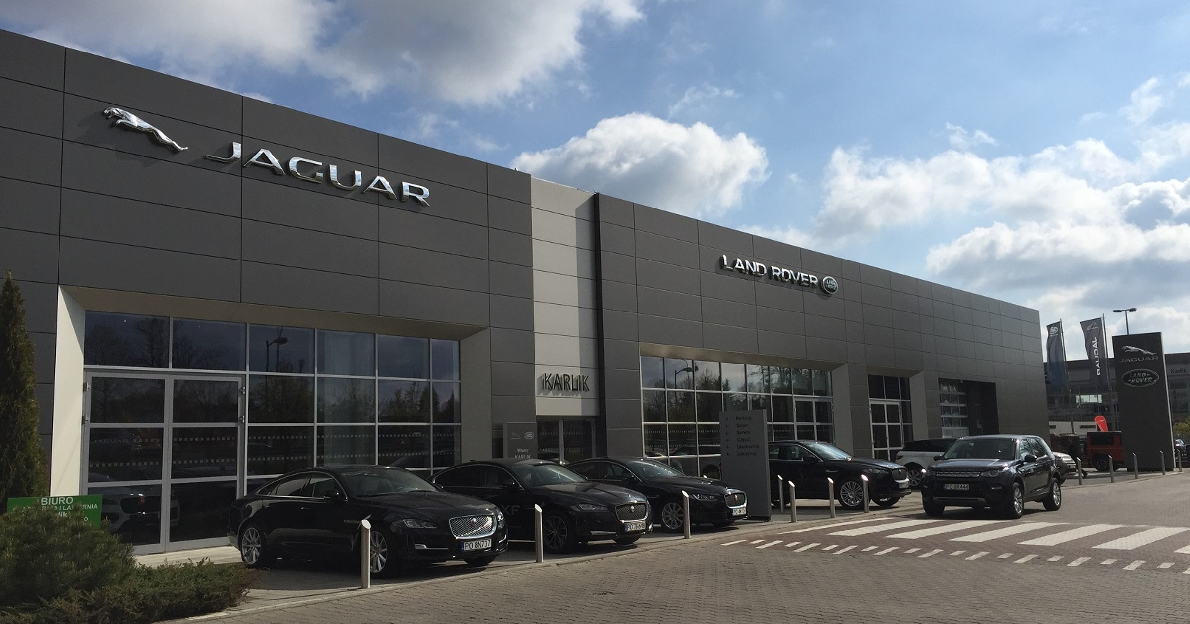 Salon Jaguar Land Rover w Baranowie