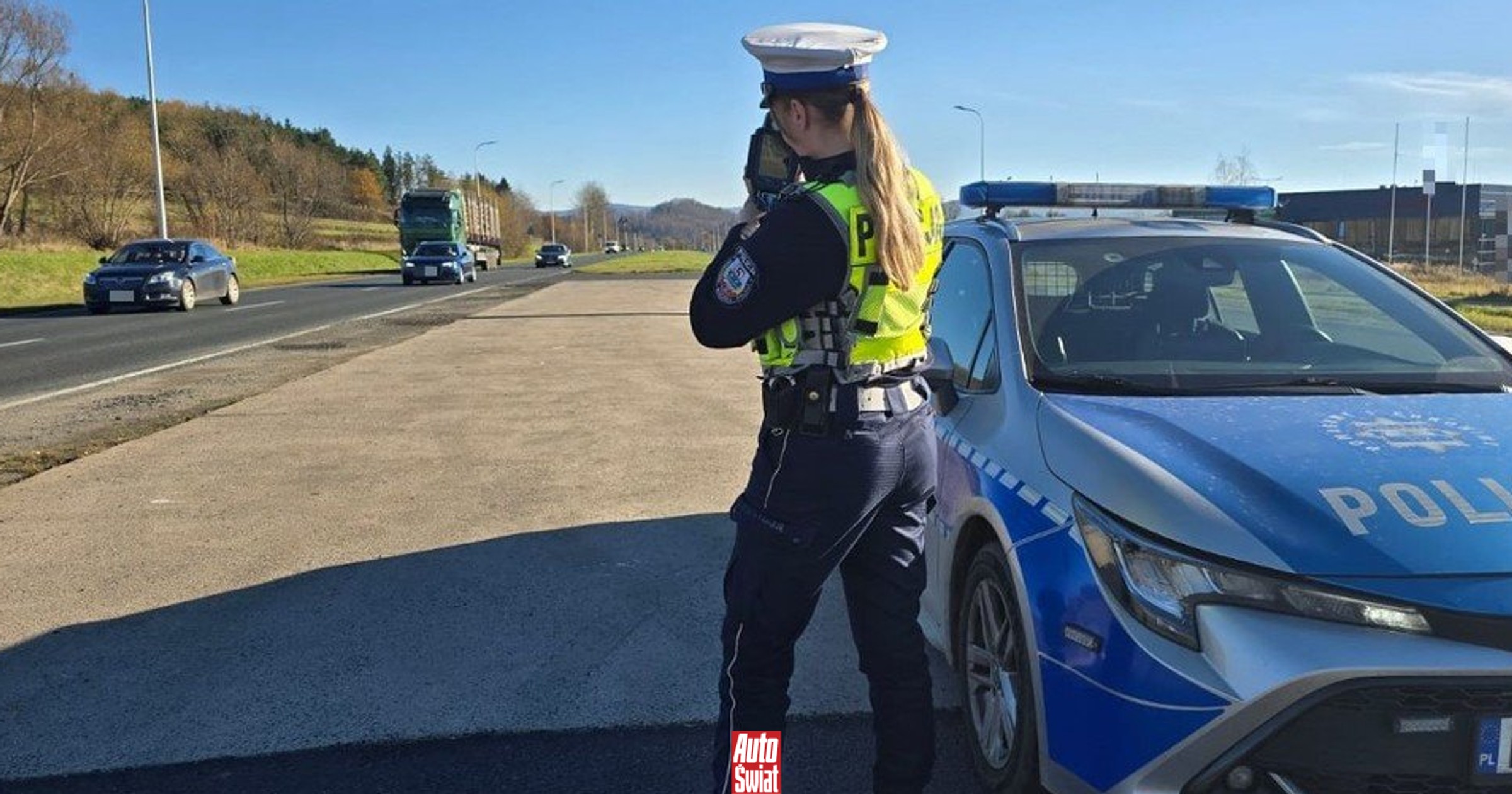 Policja wykorzystała sprawdzoną metodę kontroli prędkości. Mnóstwo mandatów