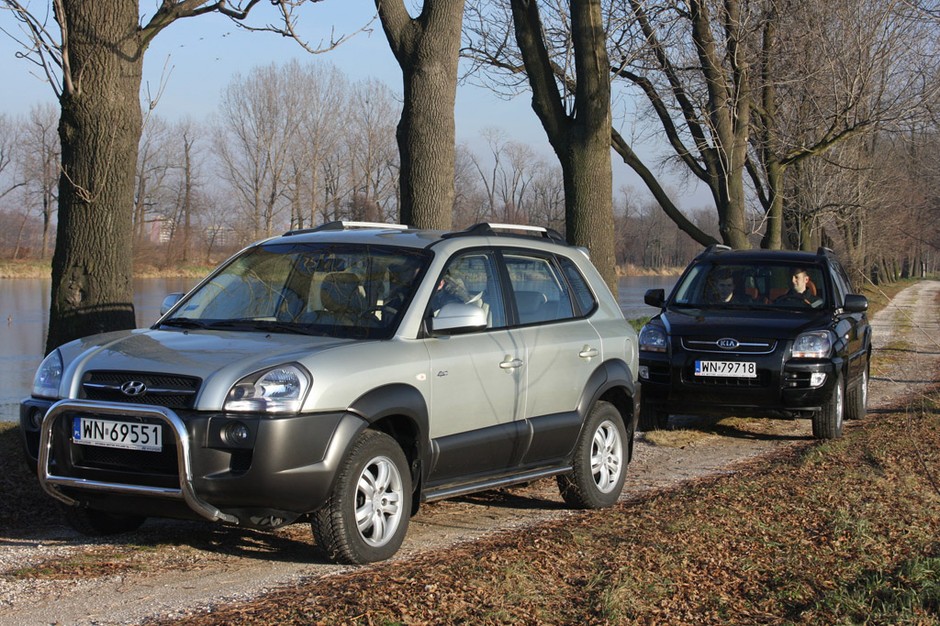 Hyundai Tucson kontra Kia Sportage II: znajdź trzy różnice