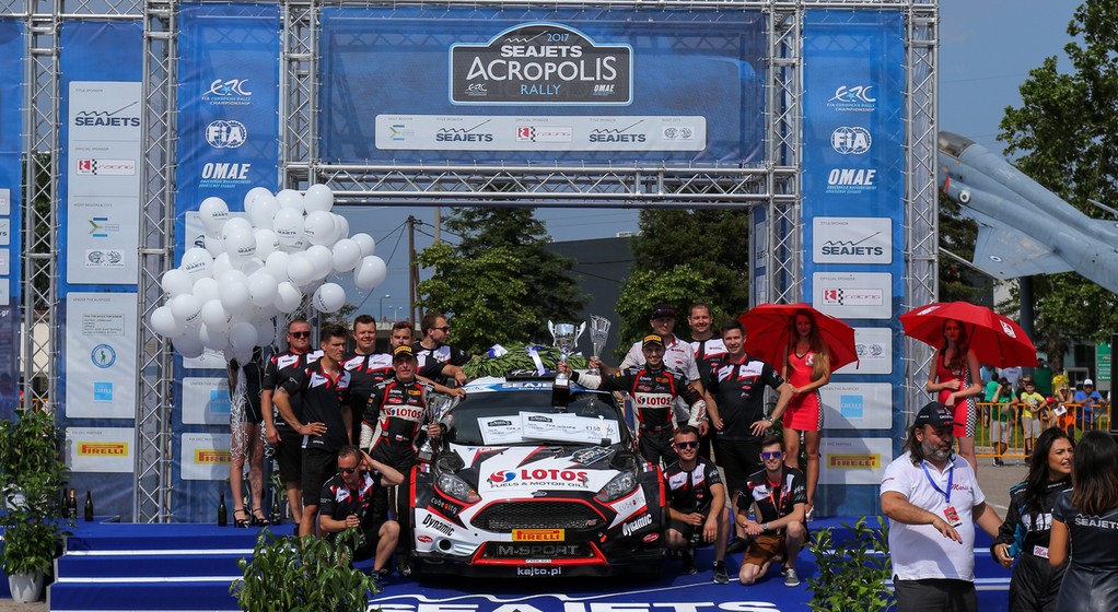 Rajd Akropolu 2017 - Kajetan Kajetanowicz i Jarosław Baran po raz drugi najlepszą załogą