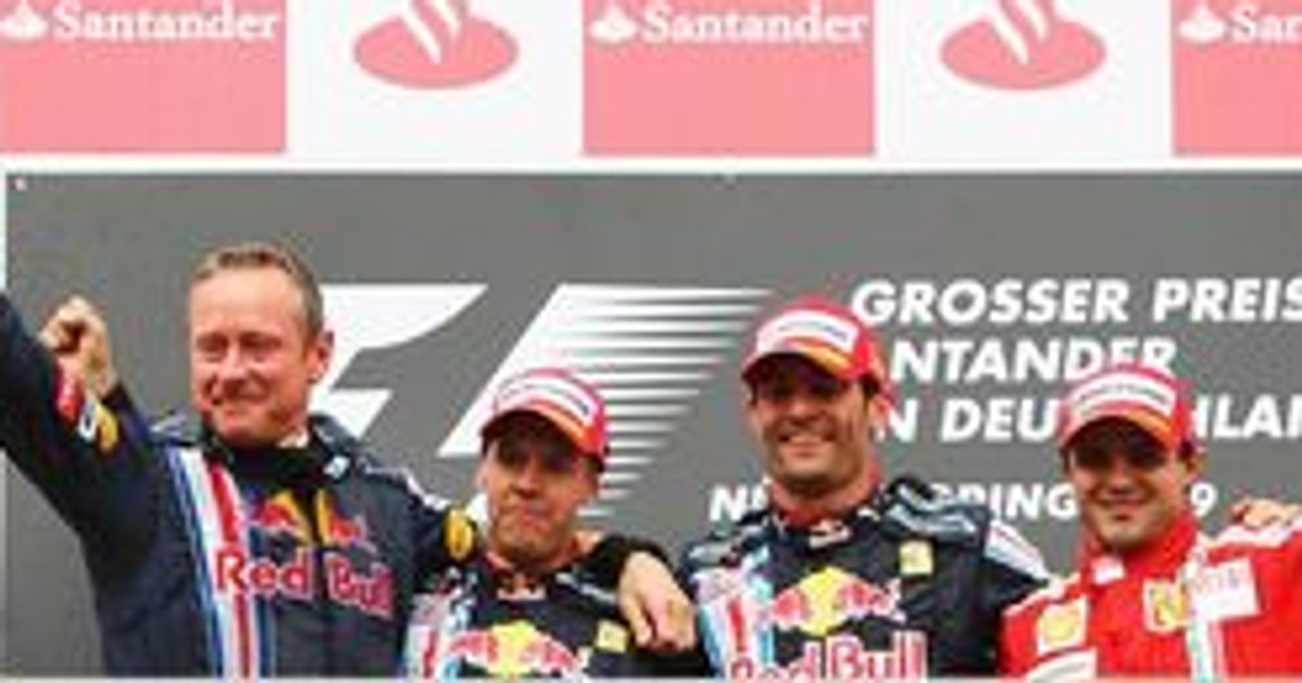 Grand Prix Niemiec 2009: podwójny Red Bull, pierwszy triumf Webbera, Kubica 14. (relacja z wyścigu, wyniki)