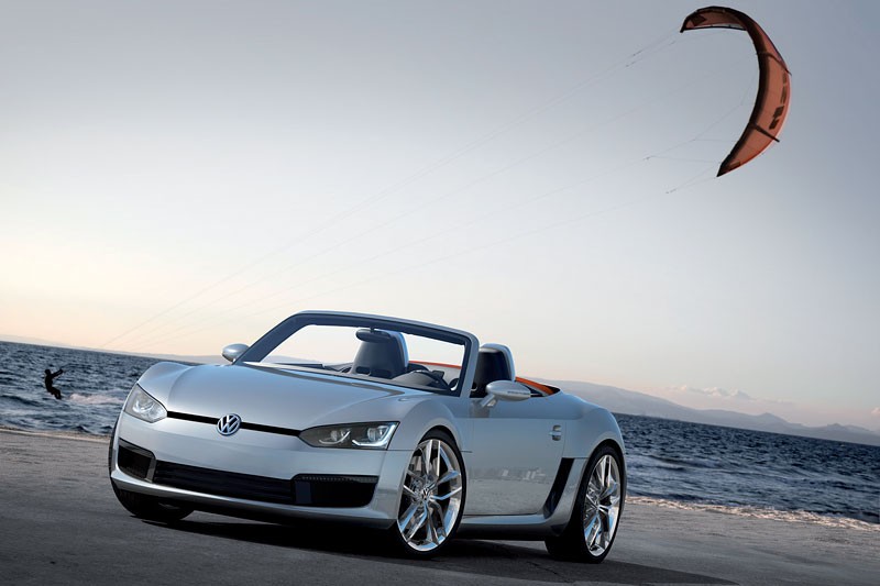 Detroit 2009: Volkswagen Concept BlueSport – mały roadster z dieslem przed tylną osią
